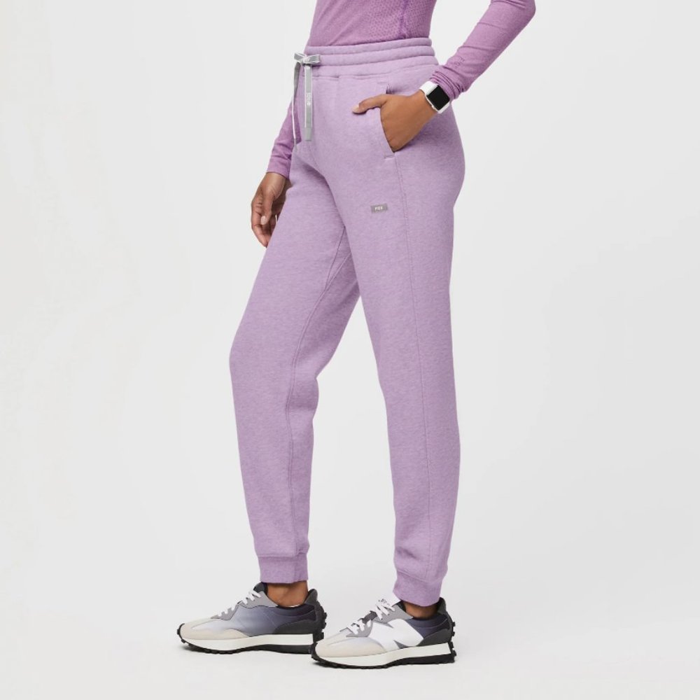 Figs Off-Shift Jogger Sweatpants Heather Lilac Dawn S
